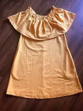 Sunshine Off-Shoulder Ruffle Dress
